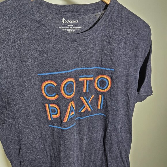 Cotopaxi Disco Logo Men's Short Sleeve Tee Large - Picture 2 of 4